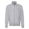 Felpa con zip lunga